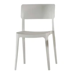 Wohnen Weiße Kunststoffstühle Indoor und Outdoor - Laois (4er Set)