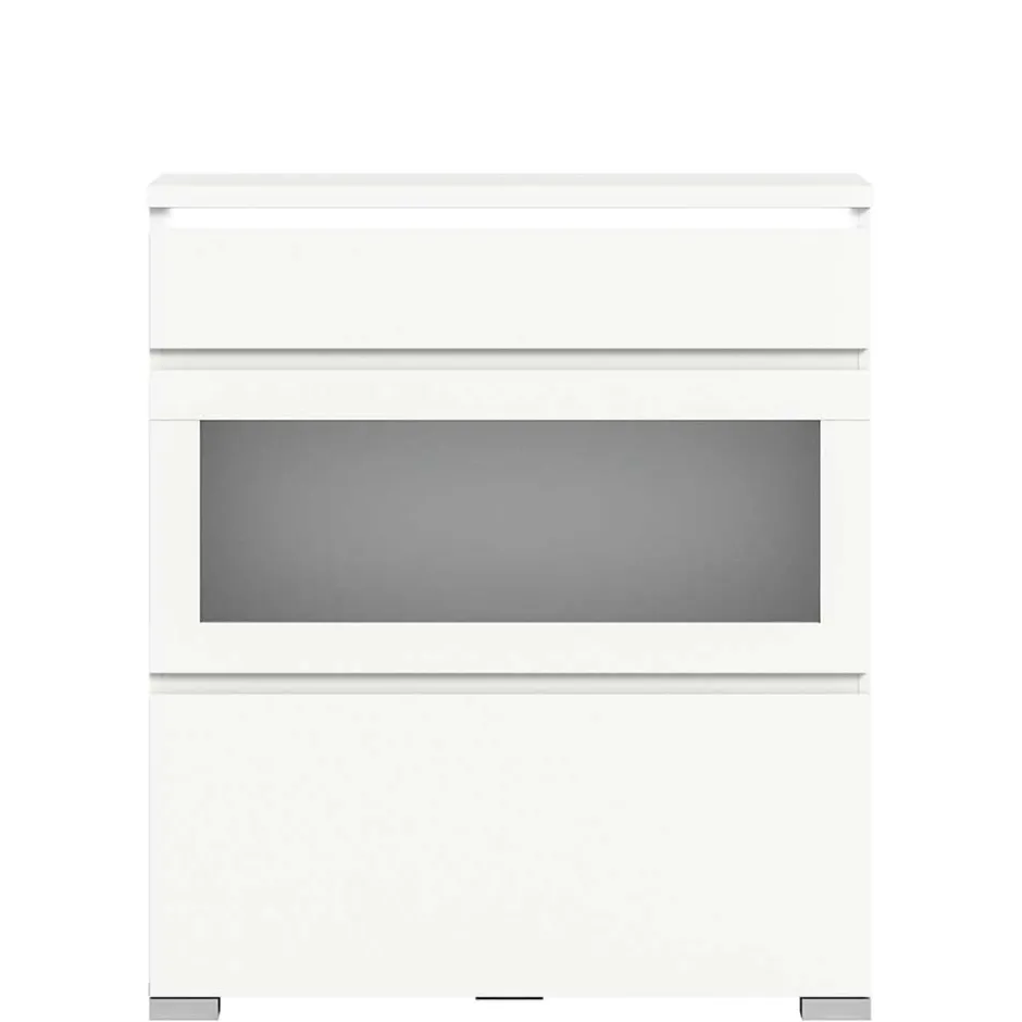 Wohnen Weiße Schuhkommode mit Schublade & Schuhklappe - Dany