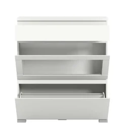 Wohnen Weiße Schuhkommode mit Schublade & Schuhklappe - Dany