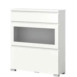 Wohnen Weiße Schuhkommode mit Schublade & Schuhklappe - Dany