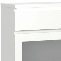 Wohnen Weiße Schuhkommode mit Schublade & Schuhklappe - Dany