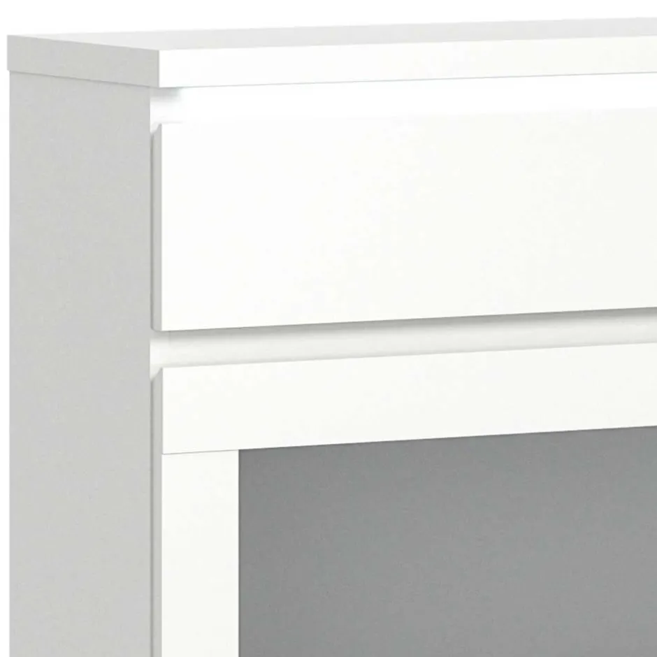 Wohnen Weiße Schuhkommode mit Schublade & Schuhklappe - Dany