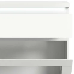 Wohnen Weiße Schuhkommode mit Schublade & Schuhklappe - Dany