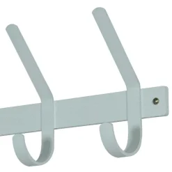 Weiße Stahl Garderobe für Wandmontage - Remania^Wohnen Online