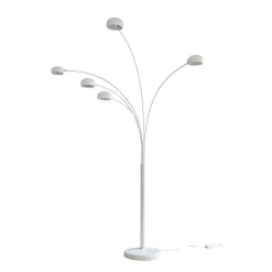 Wohnen Weiße Stehleuchte 5-flammig - Macaren