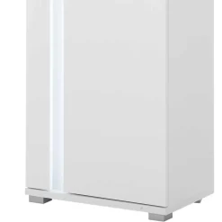 Weiße TV Anbauwand Möbelset - Tirol (vierteilig)^Wohnen Hot