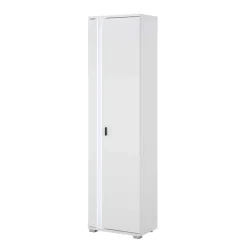 Weiße TV Anbauwand Möbelset - Tirol (vierteilig)^Wohnen Hot