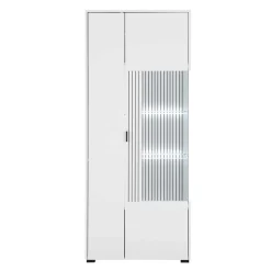 Weiße Vitrine fürs Wohnzimmer - Dualkos^Wohnen Clearance