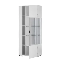 Weiße Vitrine fürs Wohnzimmer - Dualkos^Wohnen Clearance