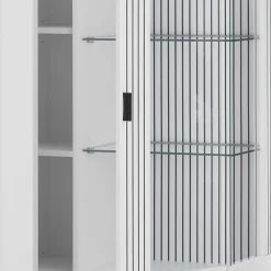 Wohnen Weiße Wohnzimmerschränke & Wandboard im Set - Dualkos (vierteilig)