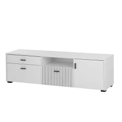 Wohnen Weiße Wohnzimmerschränke & Wandboard im Set - Dualkos (vierteilig)