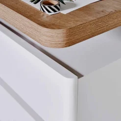 Weißer Computer-Schreibtisch Aragon mit viel Stauraum^Wohnen Online