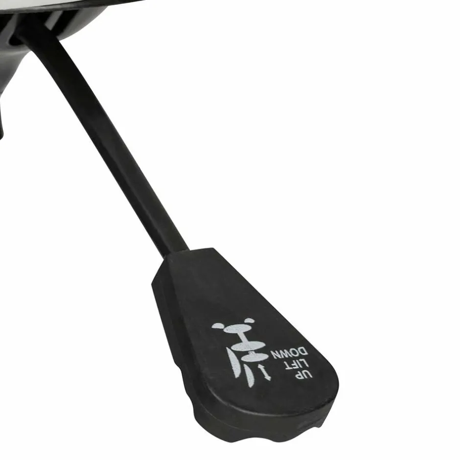 Wohnen Weißer Drehstuhl mit Kunstleder Schalensitz - Chiloena