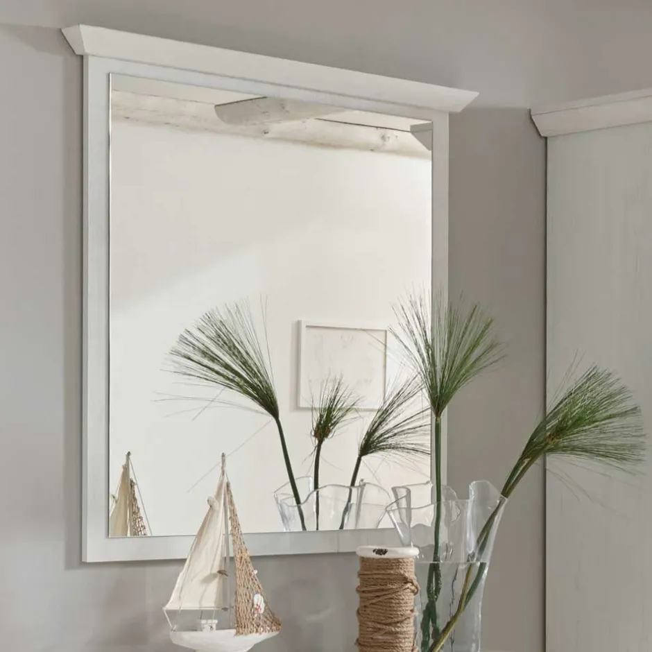 Weißer Flurspiegel im Landhausstil - Chelles^Wohnen Best