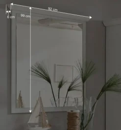 Weißer Flurspiegel im Landhausstil - Chelles^Wohnen Best