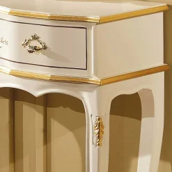 Weißer Konsolentisch im Barock Design - Iviada^Wohnen Hot
