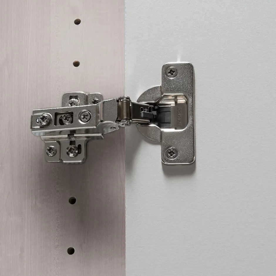 Wohnen Weißer Schlafzimmerschrank 4-türig & 3 Schubladen - Flinn I