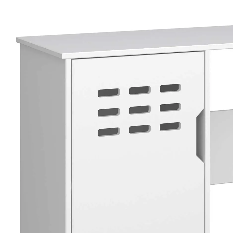 Weißer Schreibtisch im Skandi Design - Naidlas^Wohnen Online