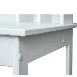 Weißer Schreibtisch mit Aufsatz & Truhe - Stanford^Wohnen Clearance