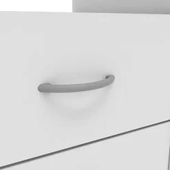 Kinder Wohnen Weißer Schreibtisch mit drei Schubladen - Citrosca