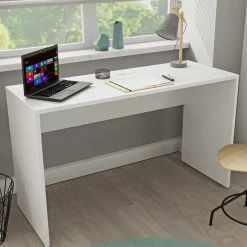 Kinder Wohnen Weißer Schreibtisch optional mit Rollcontainer - Evensa