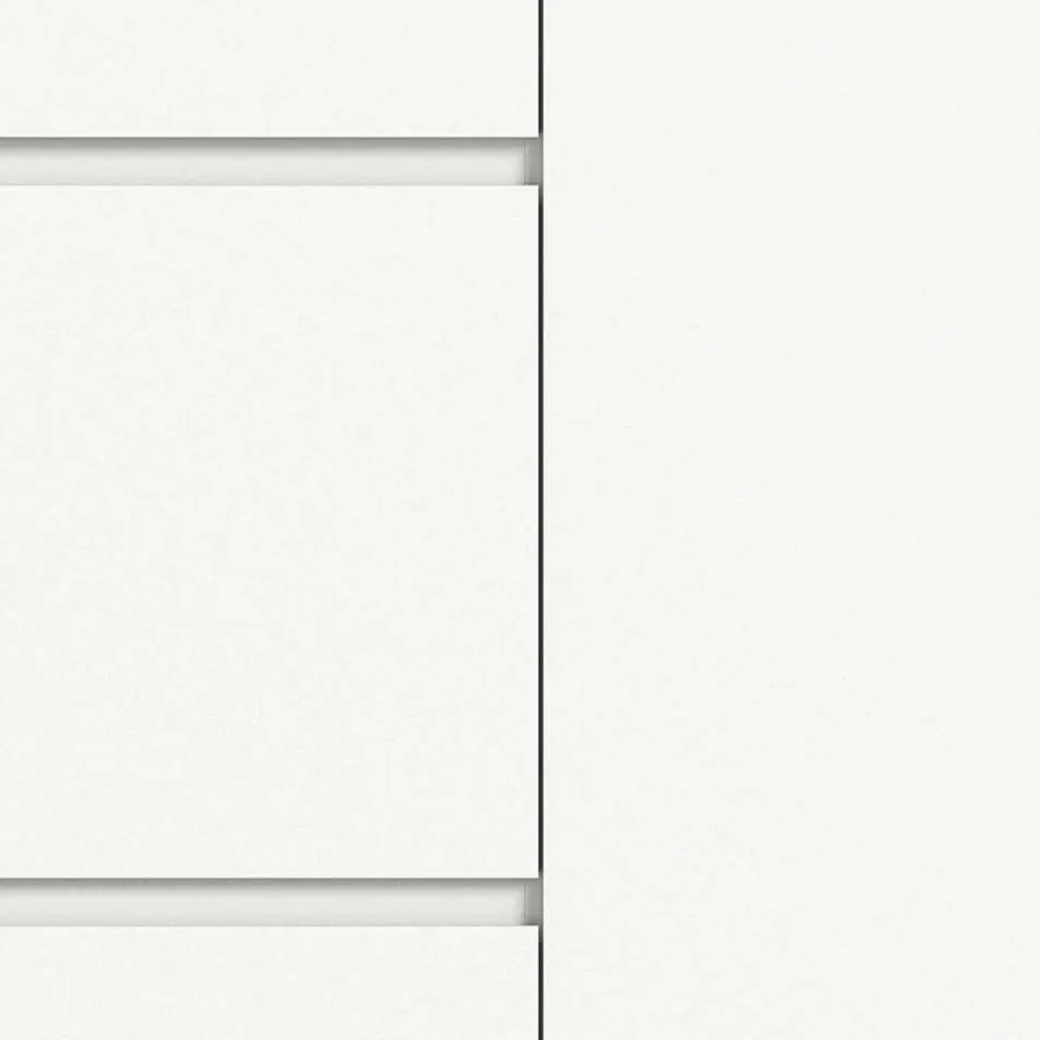 Weißer Schuhklappen-Schrank mit drei Klappen - Dany^Wohnen Outlet