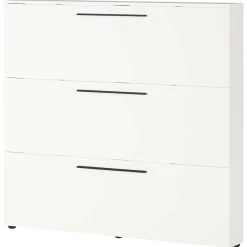 Wohnen Weißer Schuhschrank 140 cm breit - Liss