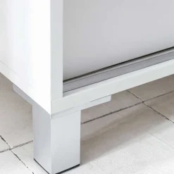 Weißer Schuhschrank mit praktischen Schiebetüren - Hank^Wohnen Online