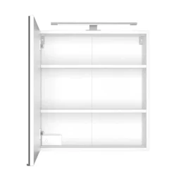 Wohnen Weißer Spiegelschrank 1-türig - Enwicos