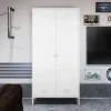 Weißer Universalschrank aus Metall - Elyett^Wohnen Outlet