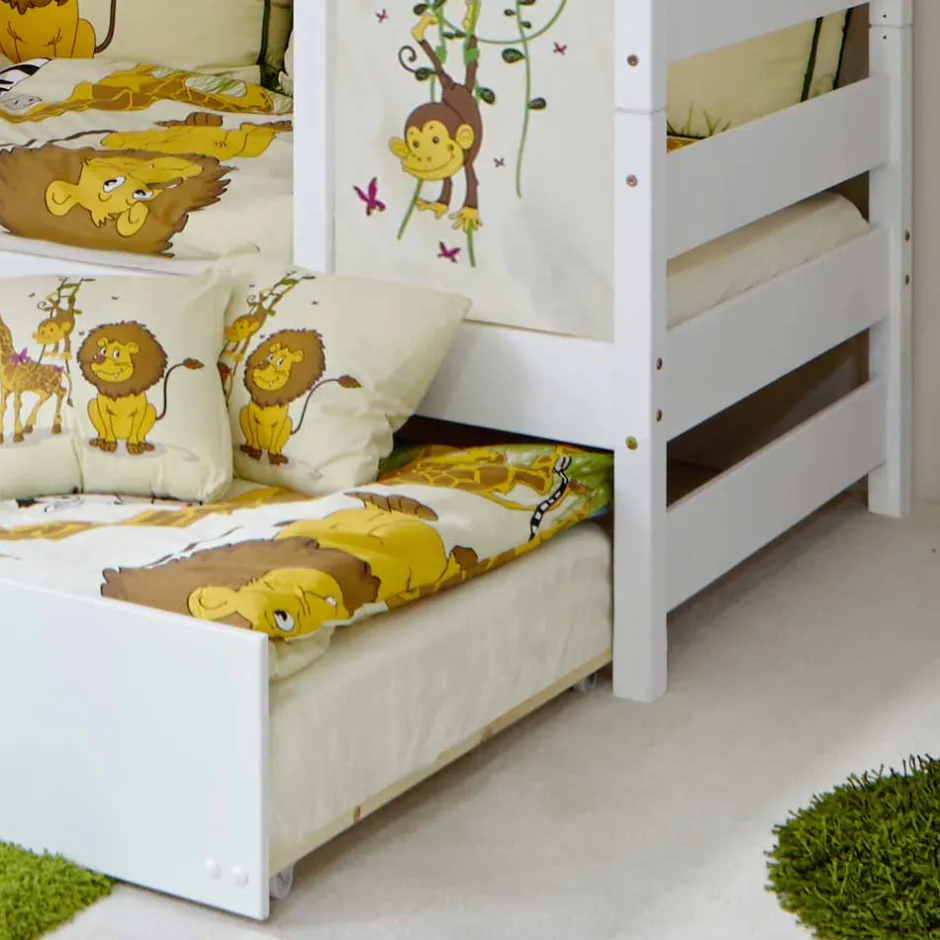 Weißes Ausziehbett Morios für Freunde^Wohnen Discount