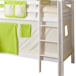 Weißes Buche Etagenbett mit Rutsche - Paso^Wohnen Clearance