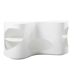 Weißes Design Hochglanzregal mit 5 Fächern - Scarula^Wohnen Best