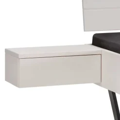 Wohnen Weißes Doppelbett aus Kiefer Massivholz - Lardias