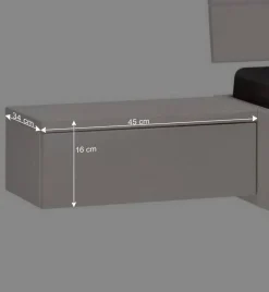 Wohnen Weißes Doppelbett aus Kiefer Massivholz - Lardias