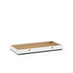 Kinder Wohnen Weißes Hausbett dreiseitig geschlossen - Grandory