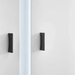 Weißes Highboard mit Glaseinsatz und LED Beleuchtung - Tirol^Wohnen Hot