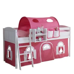 Weißes Hochbett 96x118x206 cm - Labia^Wohnen Sale