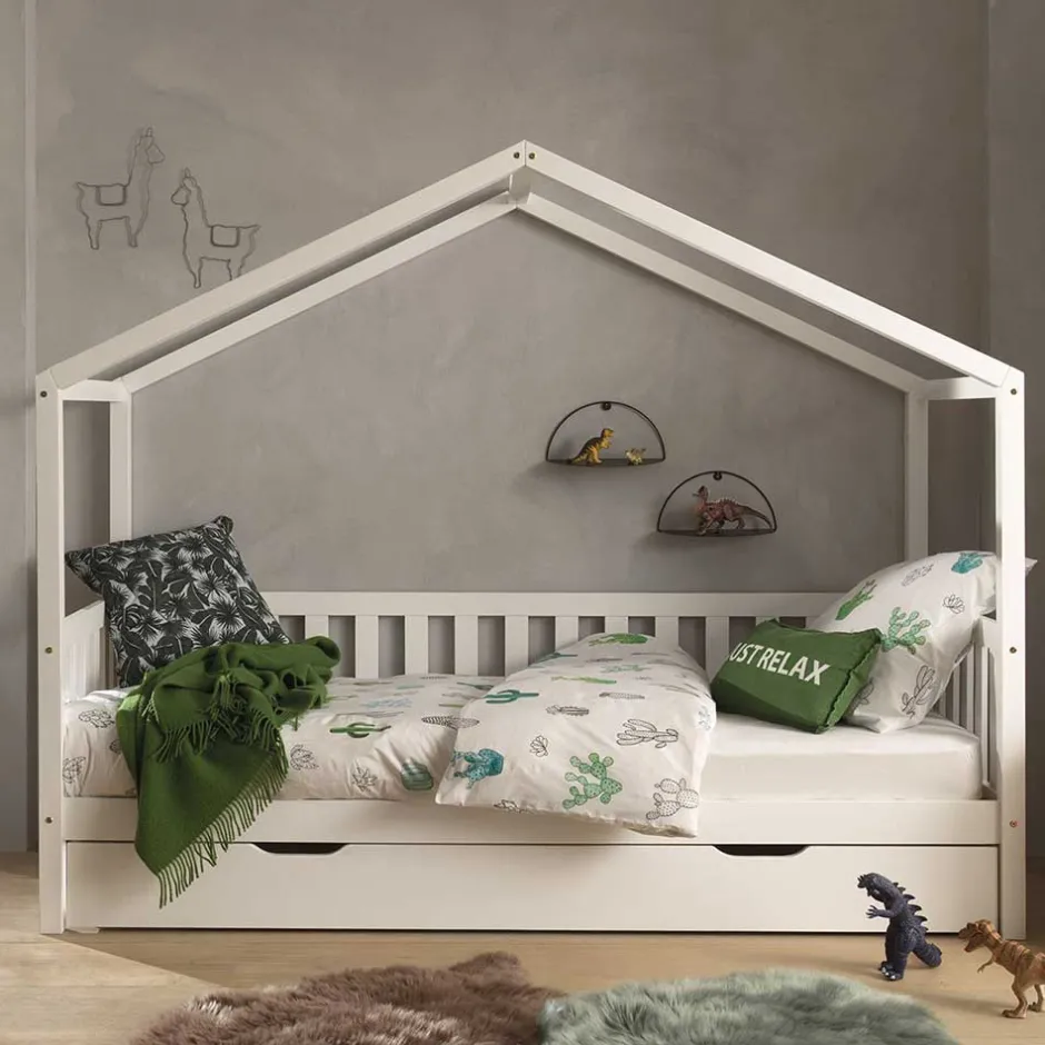 Weißes Kinderzimmer Himmelbett Haus Design - Zutana^Wohnen Sale