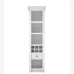 Weißes Landhausregal mit Flaschenfach - Chelles^Wohnen Discount