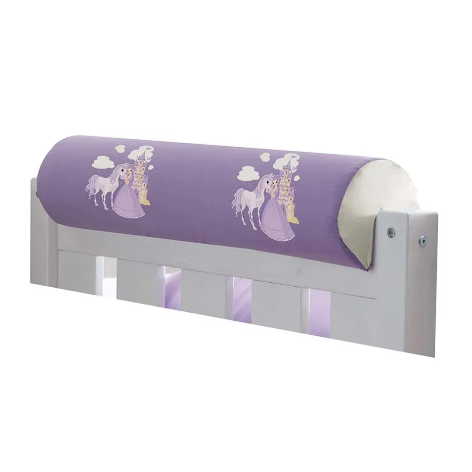 Kinder Wohnen Weißes Mädchen Etagenbett mit Rutsche - Stonecca