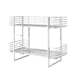 Weißes Metall Etagenbett 99x166x205 - Tamyno^Wohnen Online
