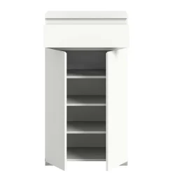 Weißes Schuh-Vertiko in modernem Design - Dany^Wohnen