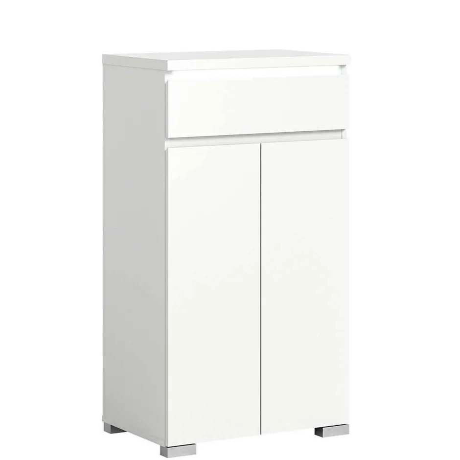 Weißes Schuh-Vertiko in modernem Design - Dany^Wohnen