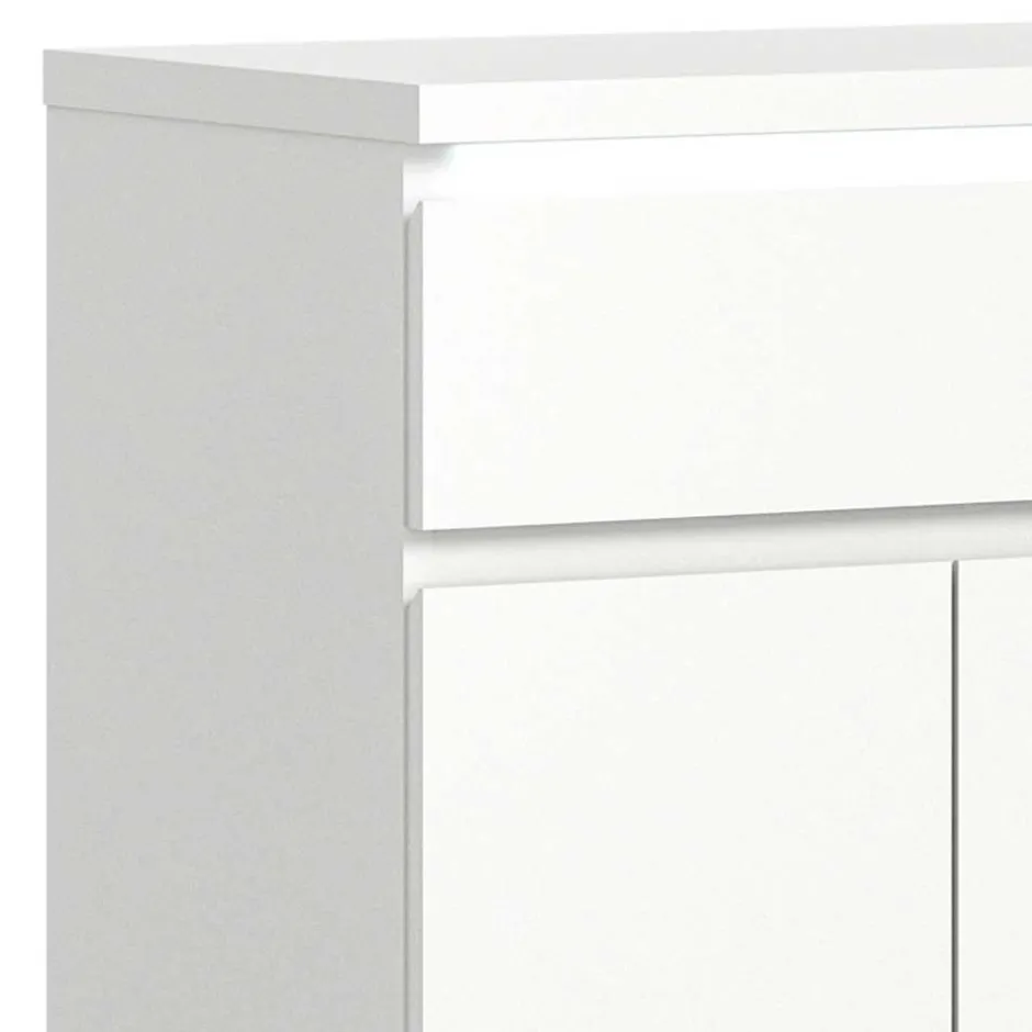 Weißes Schuh-Vertiko in modernem Design - Dany^Wohnen