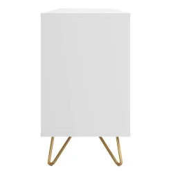Weißes Sideboard 150cm mit Haarnadel Beinen - Donny^Wohnen New