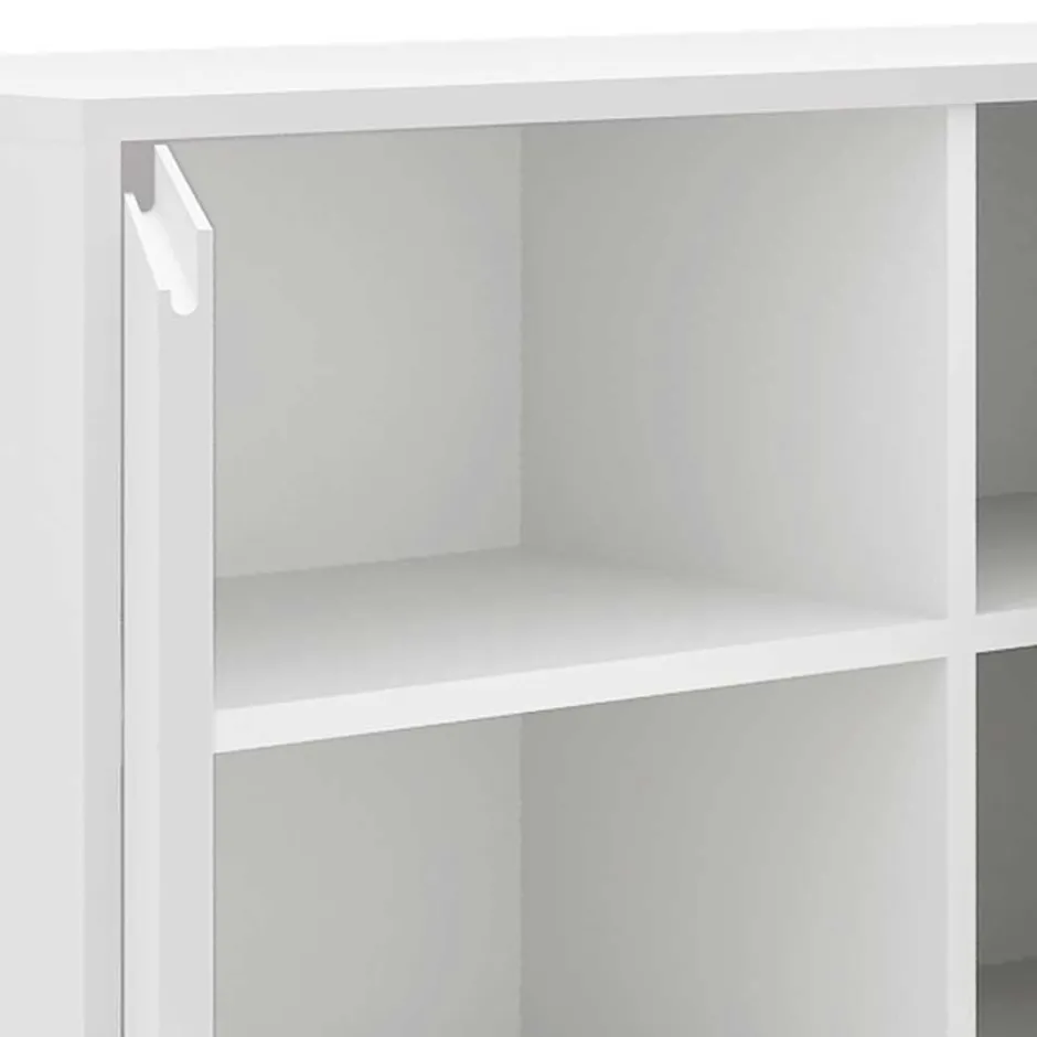 Weißes Sideboard 150cm mit Haarnadel Beinen - Donny^Wohnen New