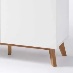 Weißes Sideboard Maiky mit Griffmulden^Wohnen Hot
