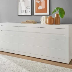 Weißes Sideboard mit 217 cm Breite - Ilana^Wohnen Hot