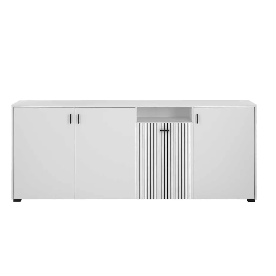 Wohnen Weißes Sideboard mit zwei Metern Breite - Dualkos